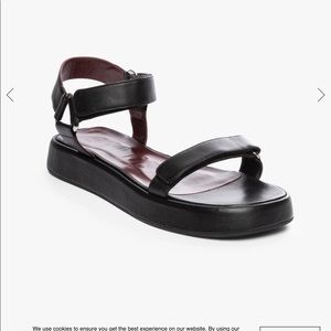 NWT STAUD LIZ SANDAL BLACK SIZE 39 (9M)